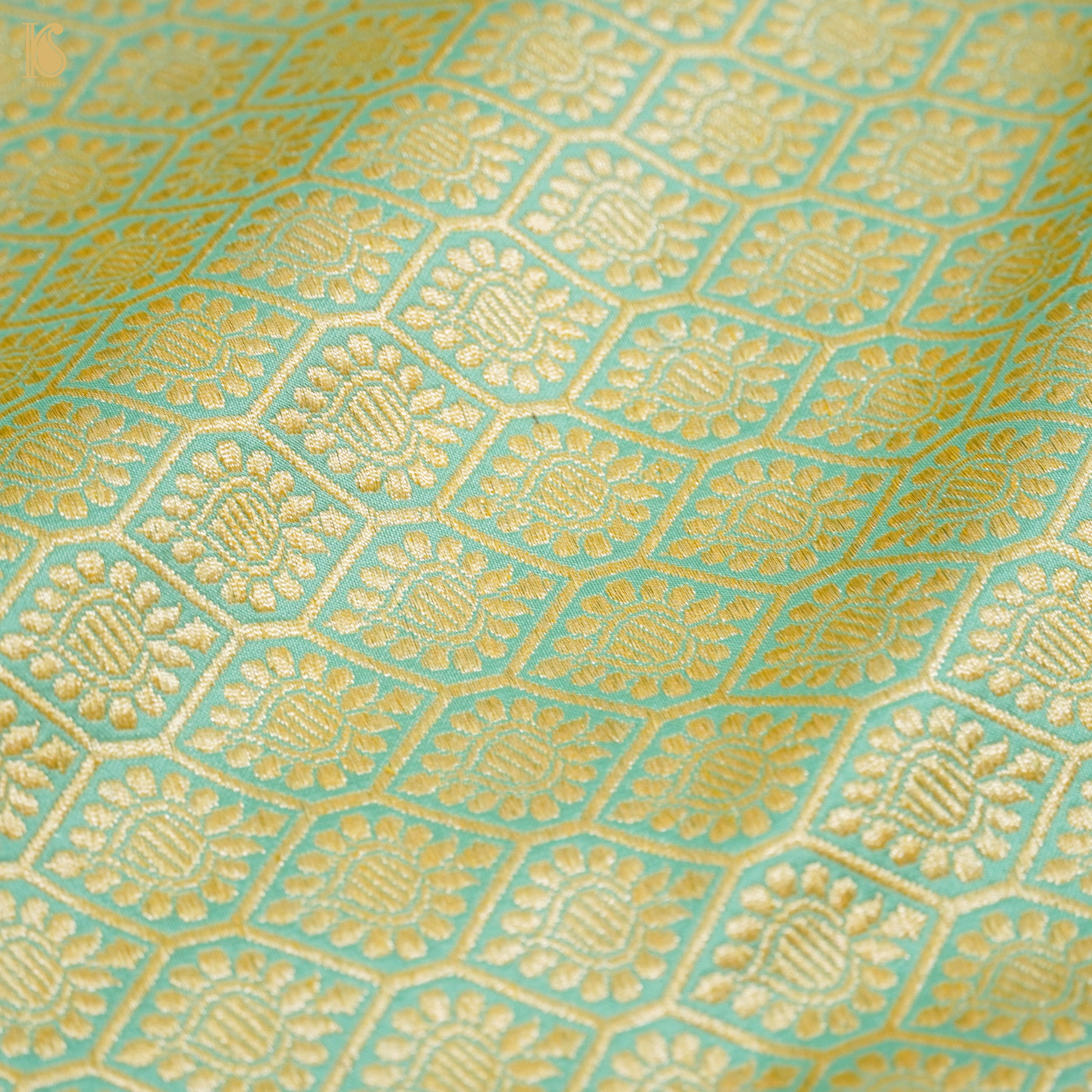 Handloom Banarasi Pure Katan Silk Rangkat Kadwa Meenakari Saree - Khinkhwab