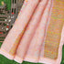 Lale - Oyster Pink Pure Organza Print Saree - Khinkhwab