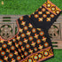 Blackcurrant Pure Mashru Silk Stitched Blouse with Kutchi Embriodery - Khinkhwab