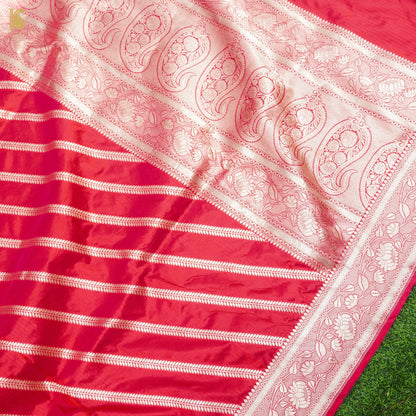 Pure Katan Silk Handloom Banarasi Kalidar Rangkat Lehenga - Khinkhwab