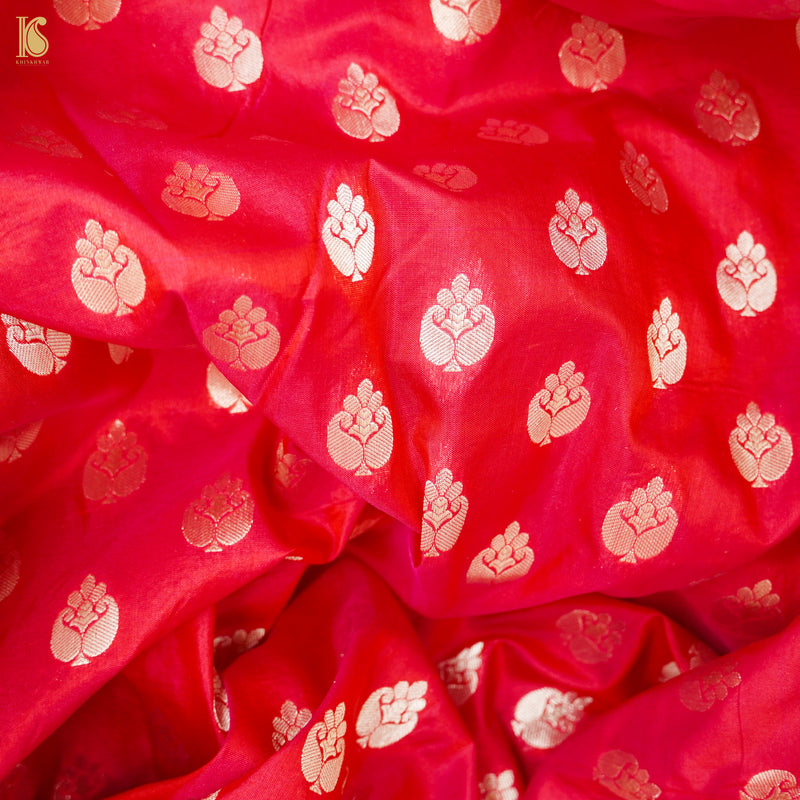 Pure Katan Silk Handloom Banarasi Kalidar Rangkat Lehenga - Khinkhwab