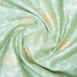 Nebula Pure Cotton Silk Banarasi Fabric - Khinkhwab