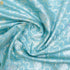 Light Blue Pure Cotton Silk Banarasi Fabric - Khinkhwab