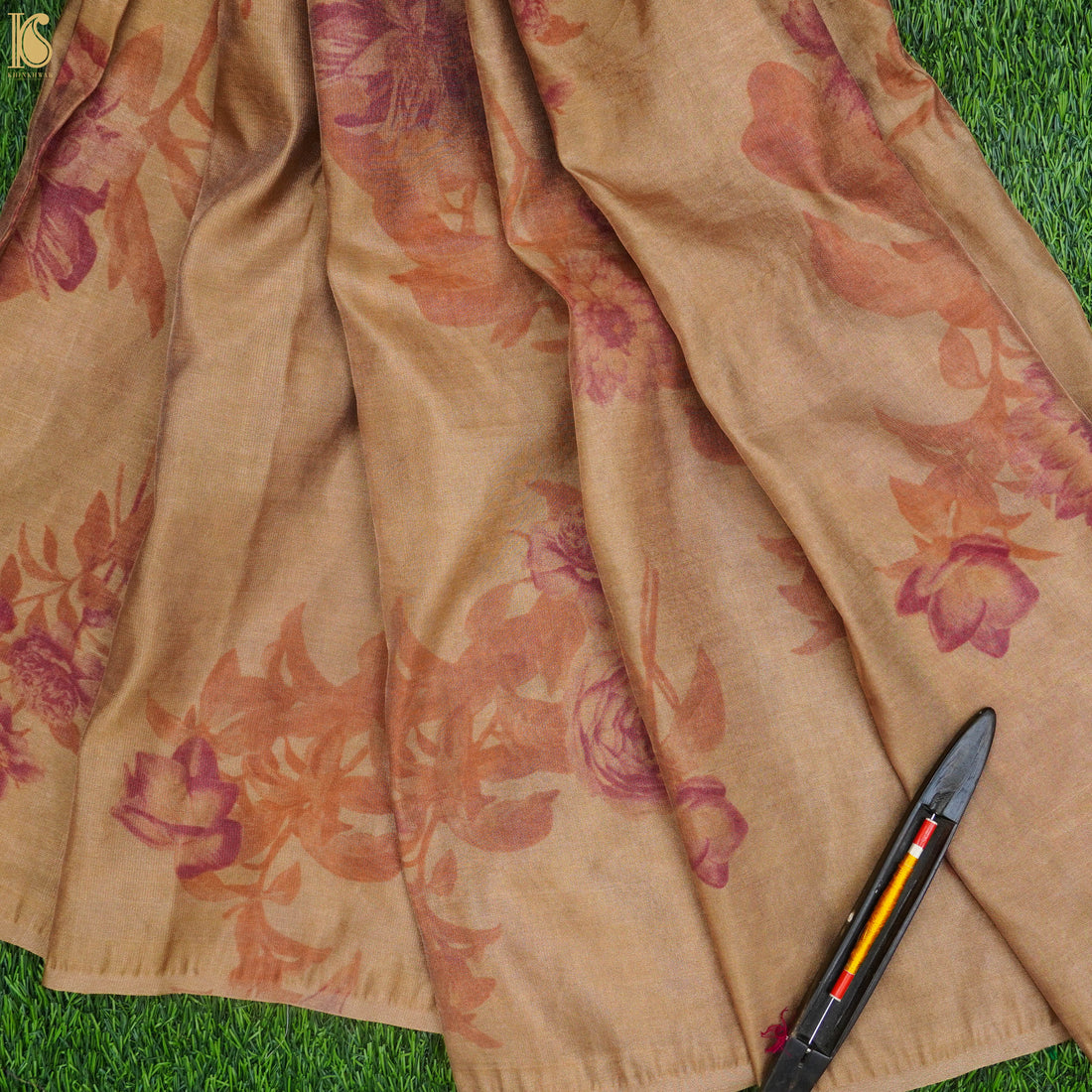 Pure Tissue Silk Handwoven Print Saree - Khinkhwab