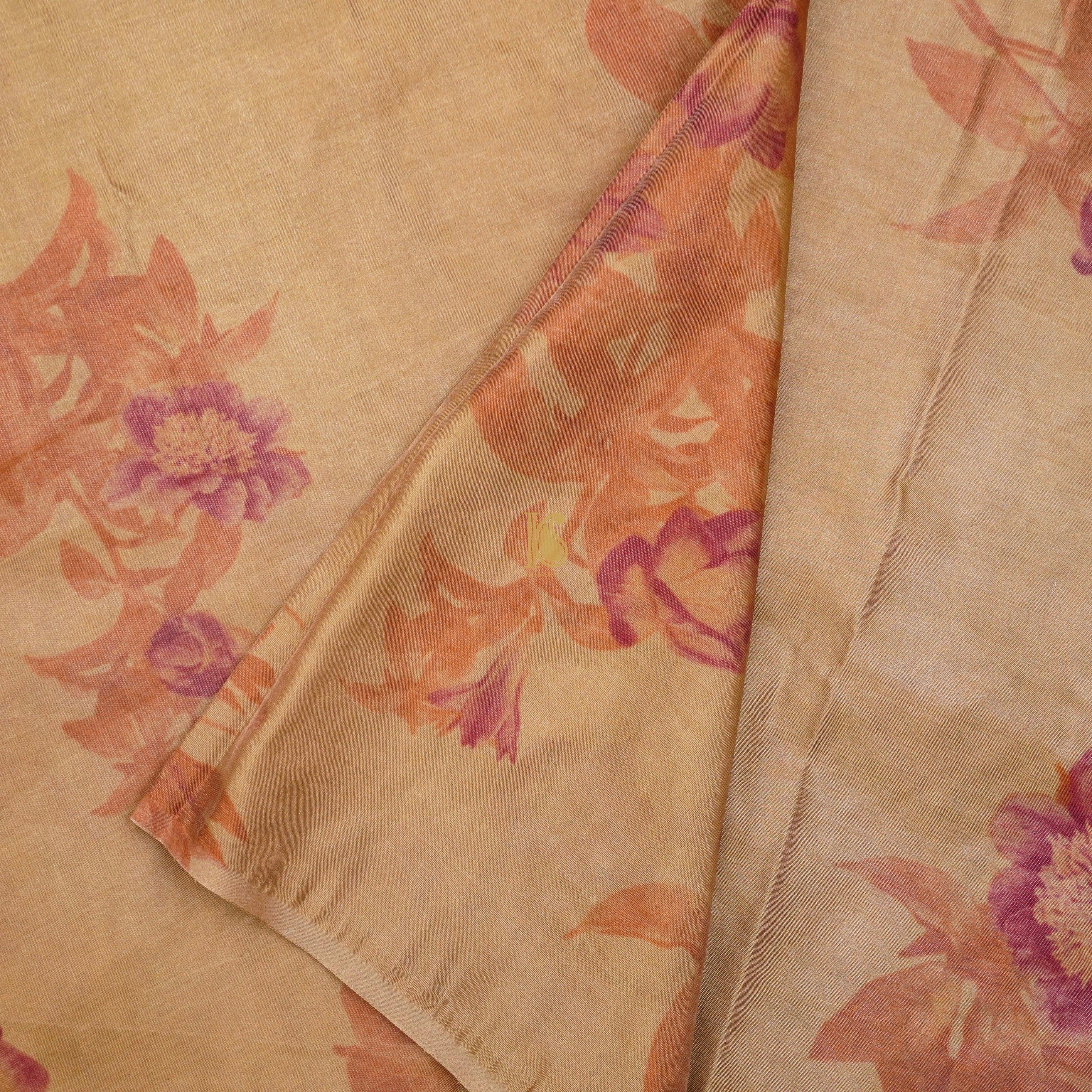 Pure Tissue Silk Handwoven Print Saree - Khinkhwab