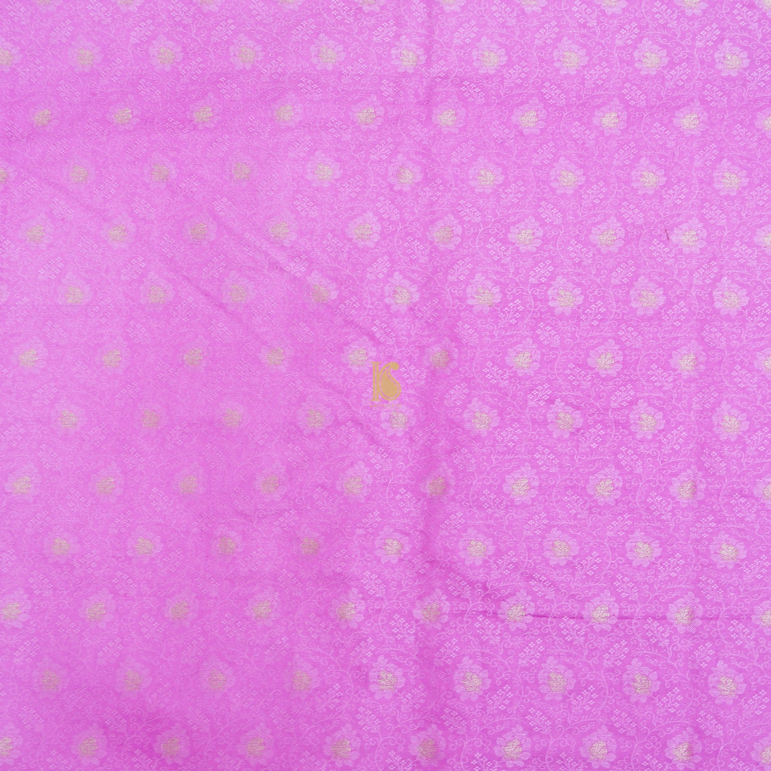 Light Pink Pure Banarasi Silk Handwoven Tanchui Kurta Fabric - Khinkhwab