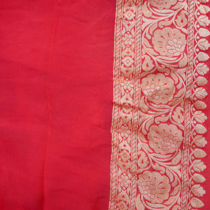 Pastels Pure Georgette Banarasi Saree - Khinkhwab