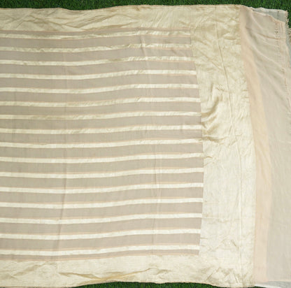 Pure Georgette Handloom Banarasi Stripes Dupatta - Khinkhwab