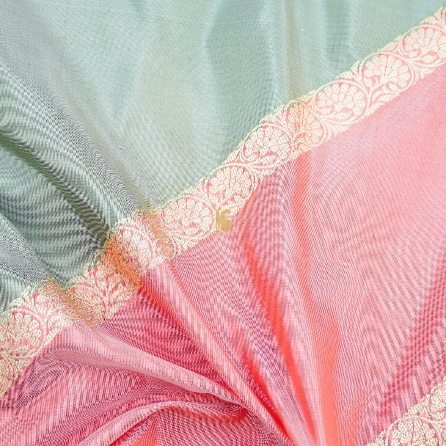 Handloom Pure Tissue Silk Rangkat Banarasi Saree - Khinkhwab