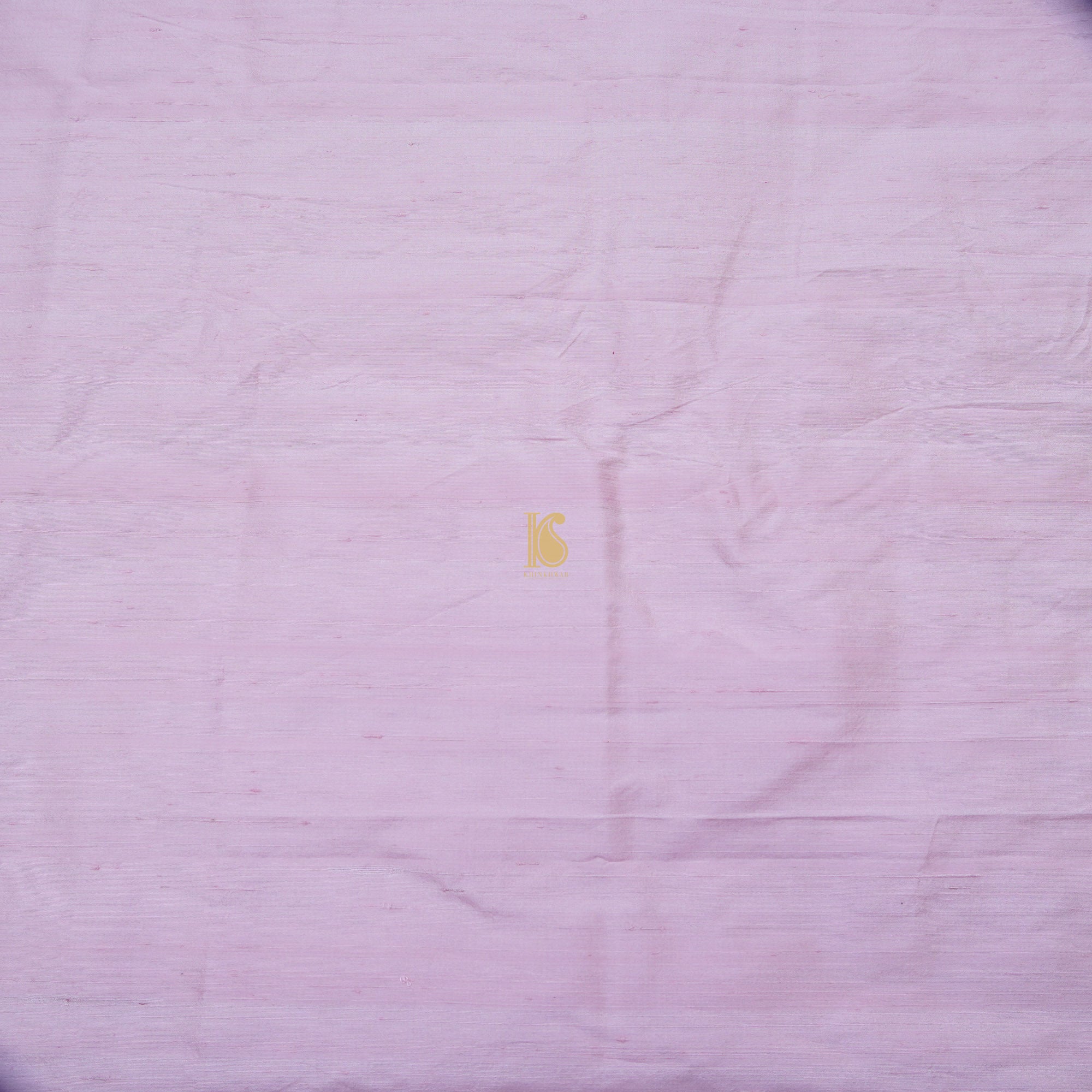 Baby Pink Pure Raw Silk Fabric - Khinkhwab