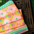 NİLÜFER - Pink Pure Georgette Silk Print Saree - Khinkhwab