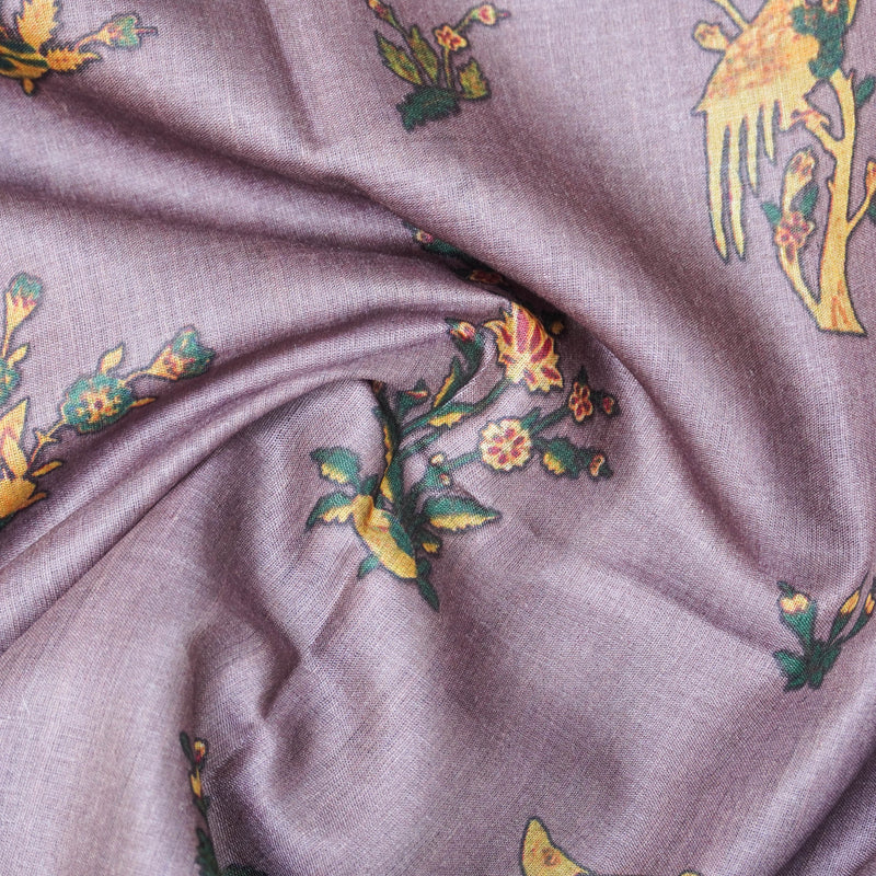 Pure Tussar Silk Deer Print Dupatta - Khinkhwab