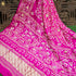 Hollywood Cerise Pink Gajji Silk Bandhani Gotta Patti & Mirror Work Dupatta - Khinkhwab