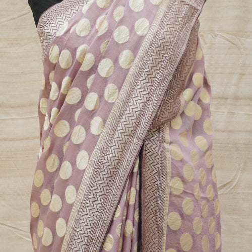 Pure Georgette Banarasi Circle Saree - Khinkhwab