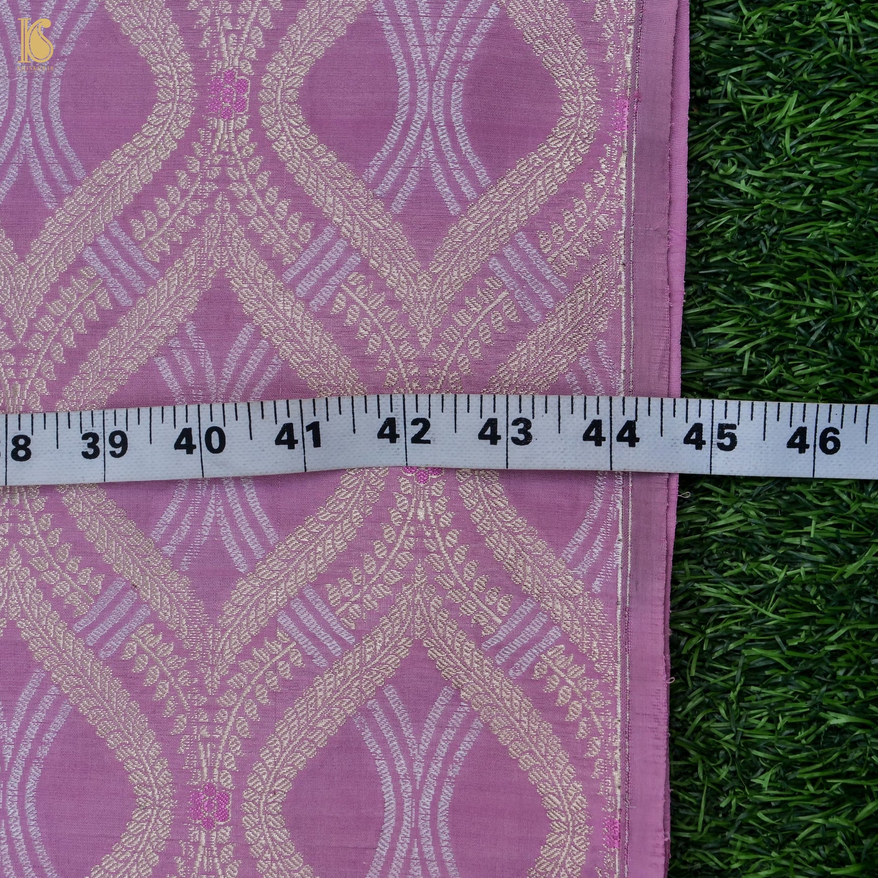 Purple - Brocade Viscose Banarasi Fabric 06