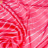 Pink Pure Sateen Silk Print Stripes Fabric - Khinkhwab