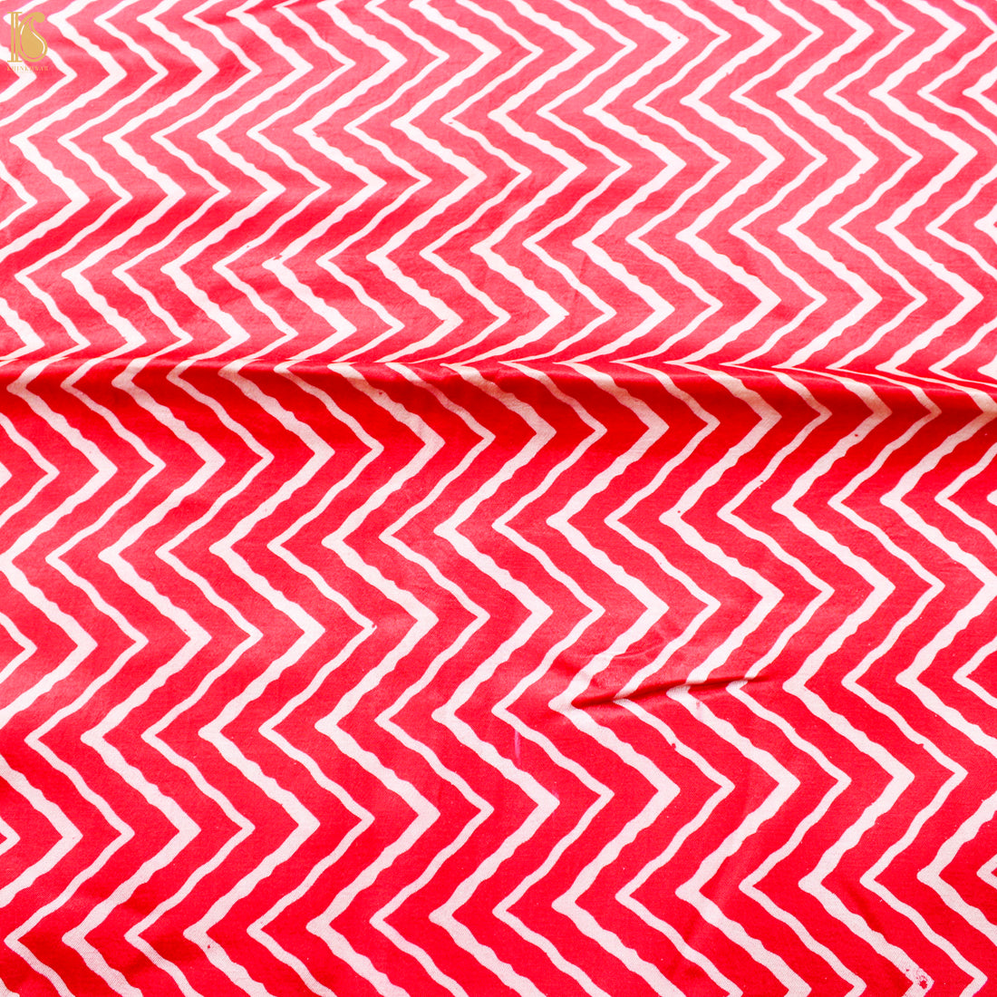 Pure Mashru Silk Hand Block Ajrakh Fabric - Khinkhwab