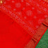 Red Pure Cotton Bandhani Banarasi Saree - Khinkhwab