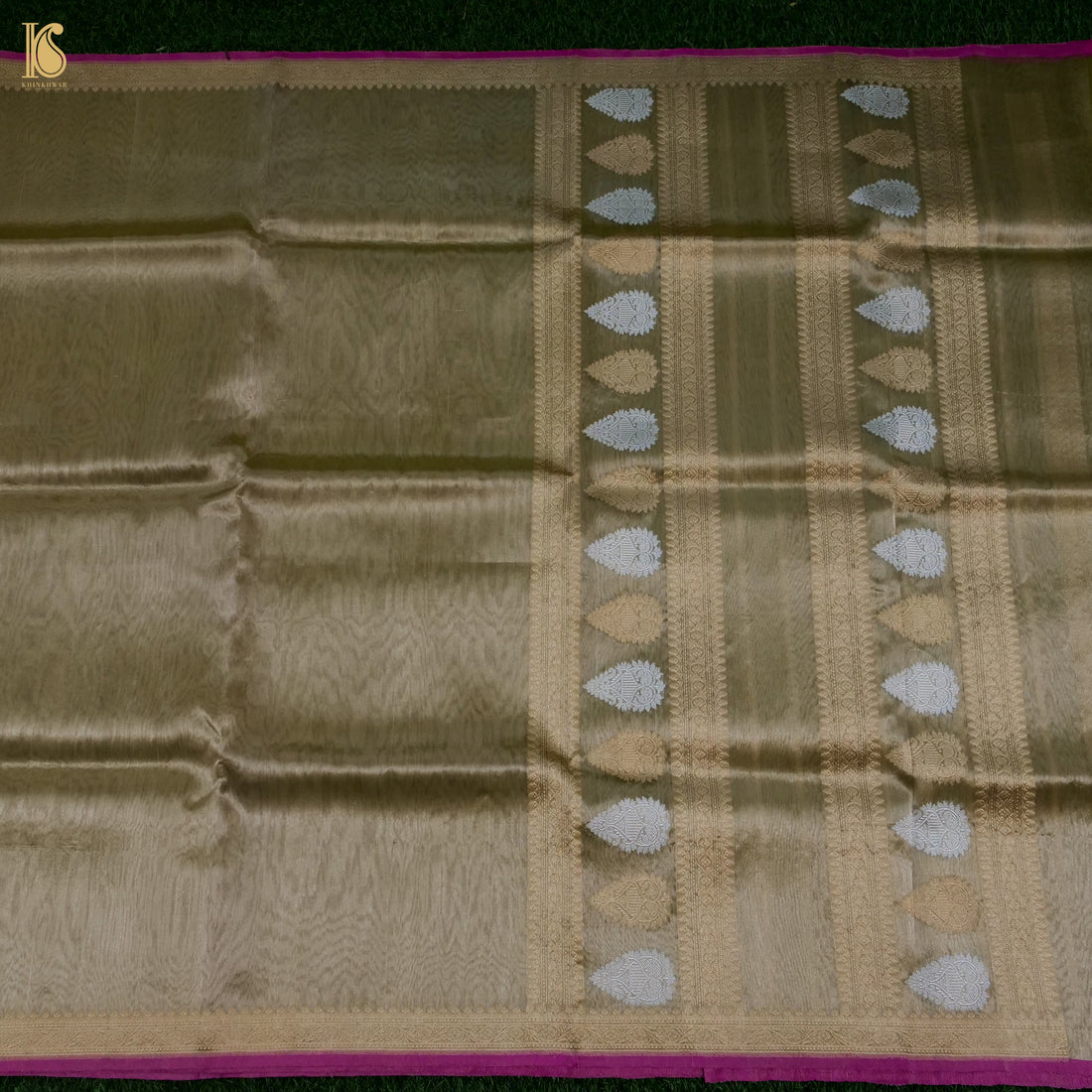 Rekha - Pure Tissue Silk Handwoven Banarasi Saree - Khinkhwab
