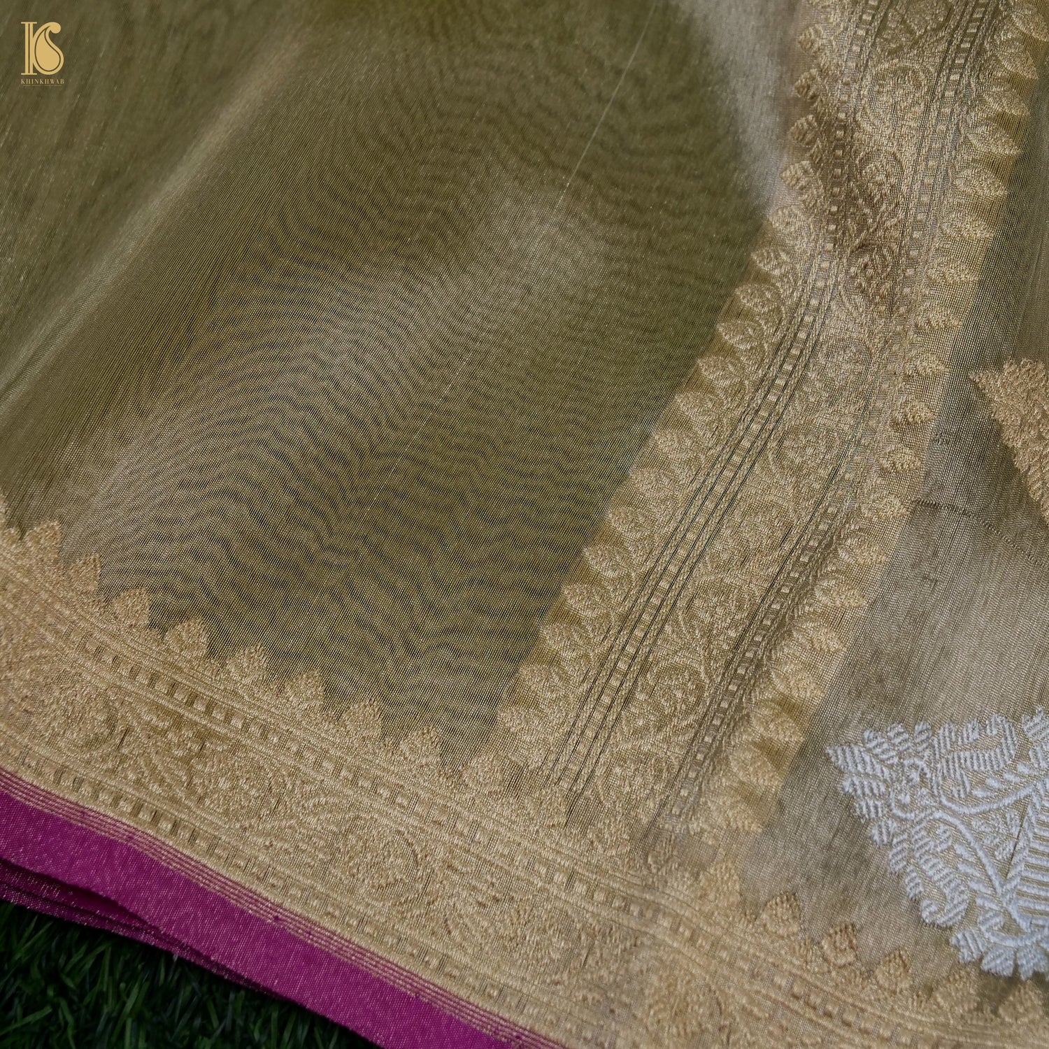 Rekha - Pure Tissue Silk Handwoven Banarasi Saree - Khinkhwab