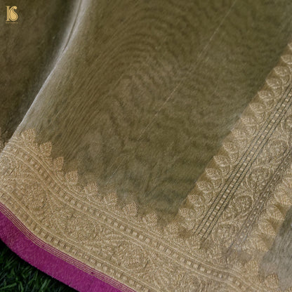 Rekha - Pure Tissue Silk Handwoven Banarasi Saree - Khinkhwab