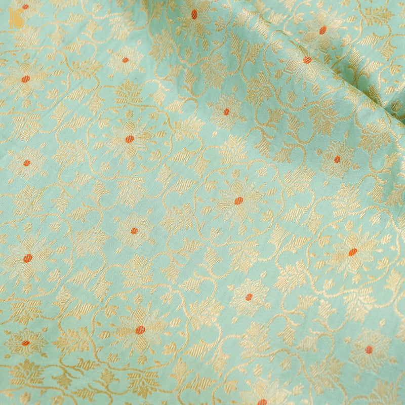 Pure Katan Silk Handloom Banarasi Kalidar Shikargah Lehenga - Khinkhwab