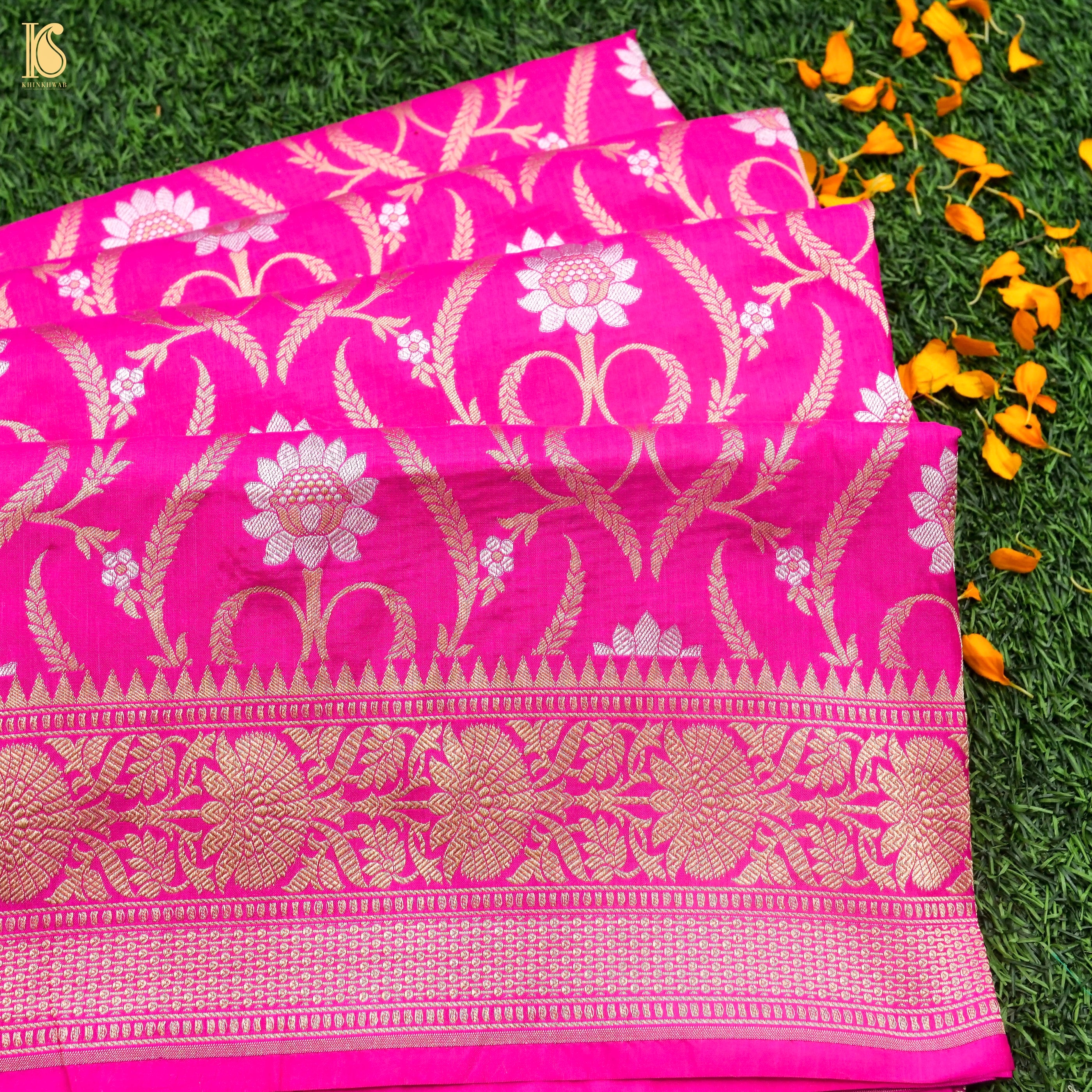 Banarasi Handloom Pure Katan Silk Collection - Elegantt Drapes