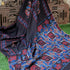 Pakshi - Blue & Black Pure Modal Silk Ajrakh Dupatta - Khinkhwab