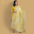 Yellow Leheriya Pure Tussar Silk Pearl & Zardozi Embroidery Dupatta - Khinkhwab