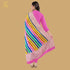 Multicolor Pure Georgette Handloom Banarasi Stripes Dupatta - Khinkhwab