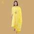Golden Poppy Gajji Silk Bandhani Gotta Patti & Mirror Work Dupatta - Khinkhwab